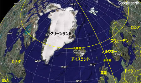 アイスランド地図