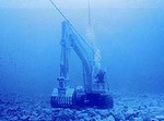 水中施工機械（水中バックホウ）